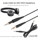 1.5m Audio Cable 2.5mm Male to 3.5mm for AKG K450 Q460 K480 K451 Earphone Newly