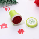 Claus Party Gifts Stamping Seal Cartoon Stamper Xmas  Stamps Christmas Signet