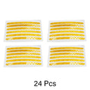 24x Universal Wheel Hub Stickers Car Bike Reflective Tire Rim Tape Strips D