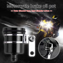Universal Motorcycle Brake Fluid Reservoir Clutch Tank Oil Cup (Black) Newly