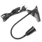 5PCS 1.7m E27 Clamp Lamp Base EU Plug  LED Socket Holder with Switch Wire