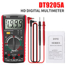 DT9205A Digital Multimeter AC DC Voltmeter Ammeter Tester Meter (Red) Newly