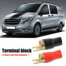 2pcs Car Speaker Electrical Wire Connectors Spade Crimp Terminal Kit with Sheath