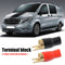2pcs Car Speaker Electrical Wire Connectors Spade Crimp Terminal Kit with Sheath