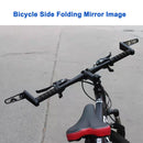 Bicycle Folding Grip Rearview Mirror Adjustable Handlebar Rear View Reflect