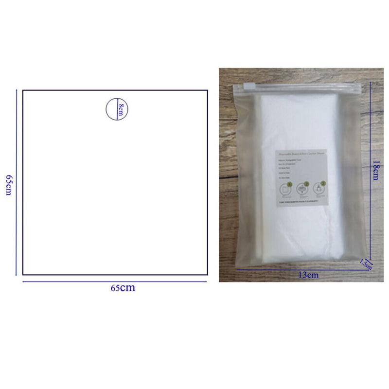 20pcs Beard Bib Biodegradable Beard Hair Catcher Sink Guard for Buzzing Tri