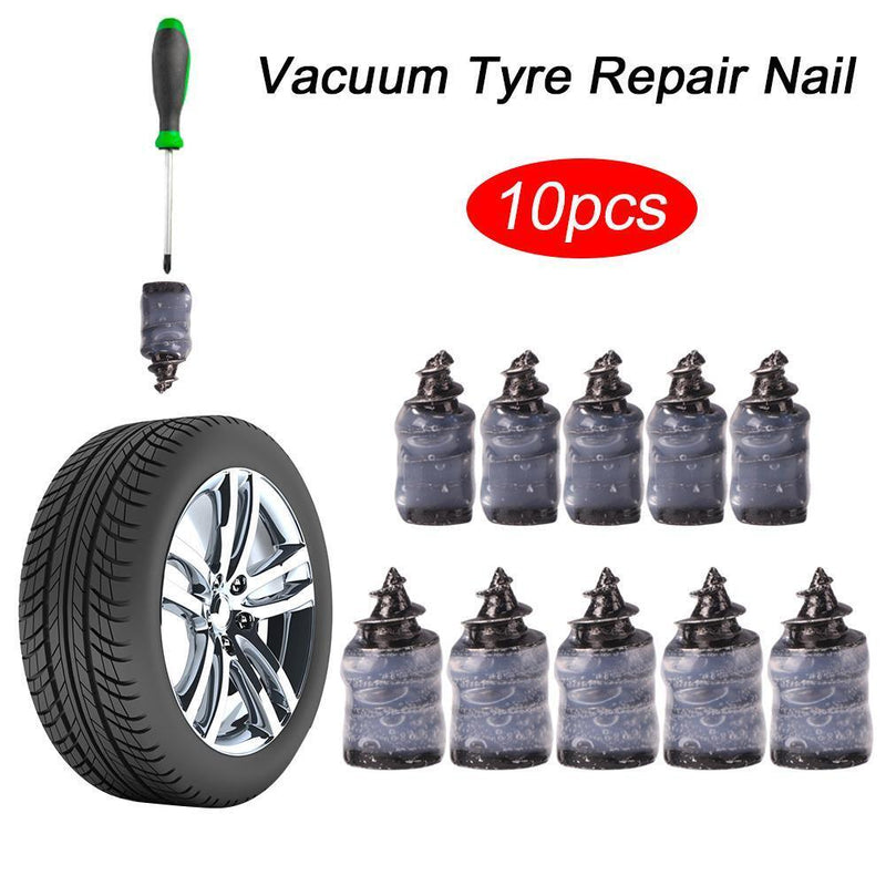10pcs Universal Bicycle Vacuum Tire Repair Nails Set Tubeless Rubber Nails