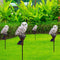 2pcs LED Solar Light Owl Outdoor Lawn Stakes Lamp Home Garden Decoration