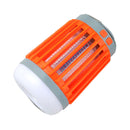 Bug Zapper Solar Powered UV LED Mosquito Insects Bugs Killer (Orange)