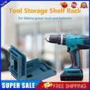 2 in 1 Machine Holder Portable Plastic Battery Holder Stand for Makita 14.4V-18V
