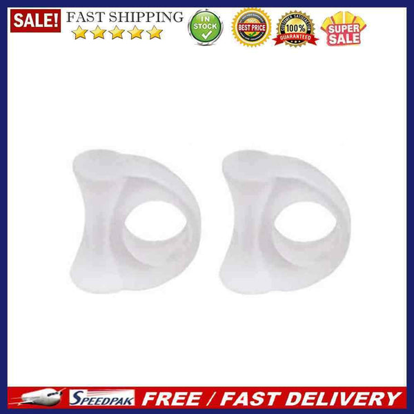 2pcs SEBS Toe Separator Split Ring Pad Overlap Thumb Hallux Valgus Correcti