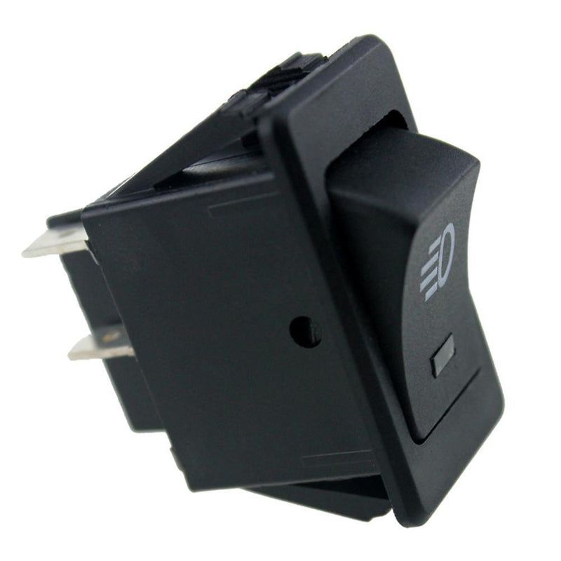 12V 35A 4 Pin Fog Light Rocker Switch with LED for Car Truck Dash (Blue)