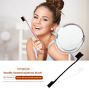 2 in 1 Double Sided Edge Control Eyebrow Brush Eyelashes Hair Comb Styling To