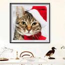 5D Diamond Painting Cat Full Round Drill Mosaic Art Home Wall Decor (A1075)
