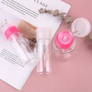 3pcs Push Down Dispenser, Empty Bottle Container for Nail Polish Remover, 1