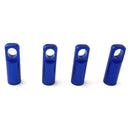 4pcs CNC Bike Tyre Presta Valve Cap Bicycle Tire Valve Dust Covers (Blue) Newly