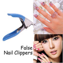 Stainless Steel Nail Clipper Acrylic Gel False Nail Tips Edge Cutter Tools Newly
