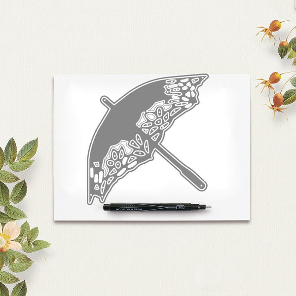 Umbrella Metal Cutting Dies Die Cut Stencil Embossing Scrapbooking Sale DIY L2K6