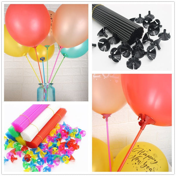 with Cup Party Decoration Accessories Balloon Stick and Cups Balloon Holder