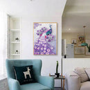 Peacock Part Drill Special-Shaped Diamond Painting DIY Mosaic Kit (R8524)