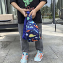 Children Cute Cartoon Print Nylon Chest Bags Mini Crossbody Bags (Blue)