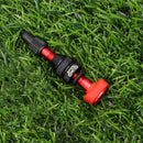 MUQZI Alloy Tubeless Road Bicycle Presta Valve Stem with Cap (40mm Red) Newly