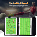 1 Set 53cm Portable Foldable Magnetic Football Coaching Training Clipboard Newly