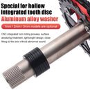 3pcs Aluminum Bike Crank Cover Chain Wheel Spacer Adjuster Cycling Repair Tools