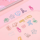 Desk Organizer Cute Animal Shape Paper Clips Stationery Bookmark Binder Clip