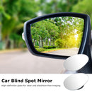 2pcs Clear Wide-Angle Adjustable Car Blind Spot Mirror Driving Safety Accessory