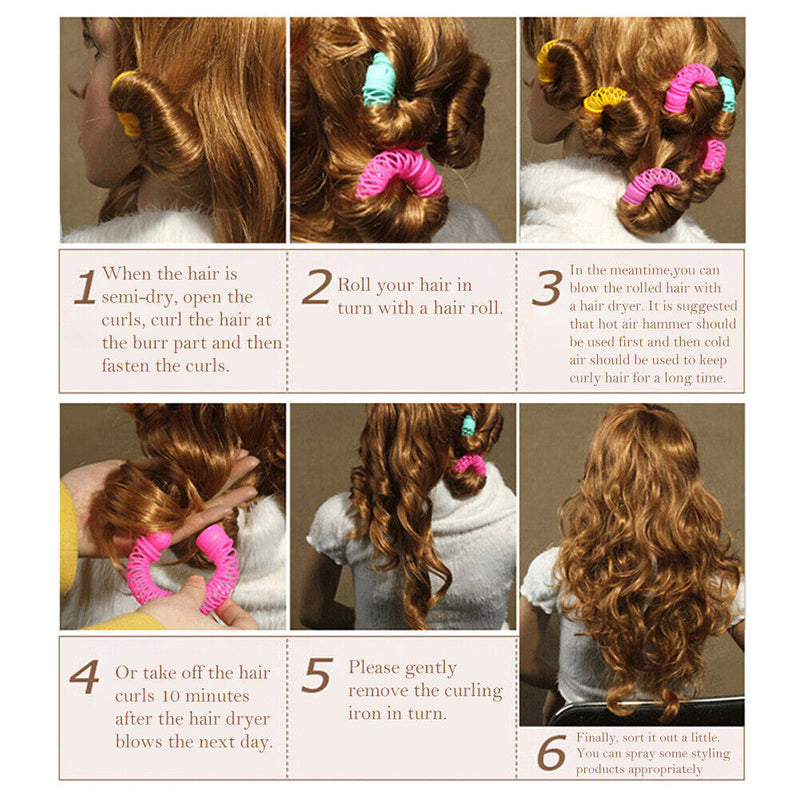 Donuts Hair Curler without Heat Styling Tool Hairdressing Products for Women