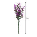 Artificial Plant Lavender Flower Home Desk Outdoor Garden Decor (Red Lotus)