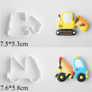 Birthday Pastry Making Cookie Cutters Car Biscuit Mould Baking Mold Cake Decor