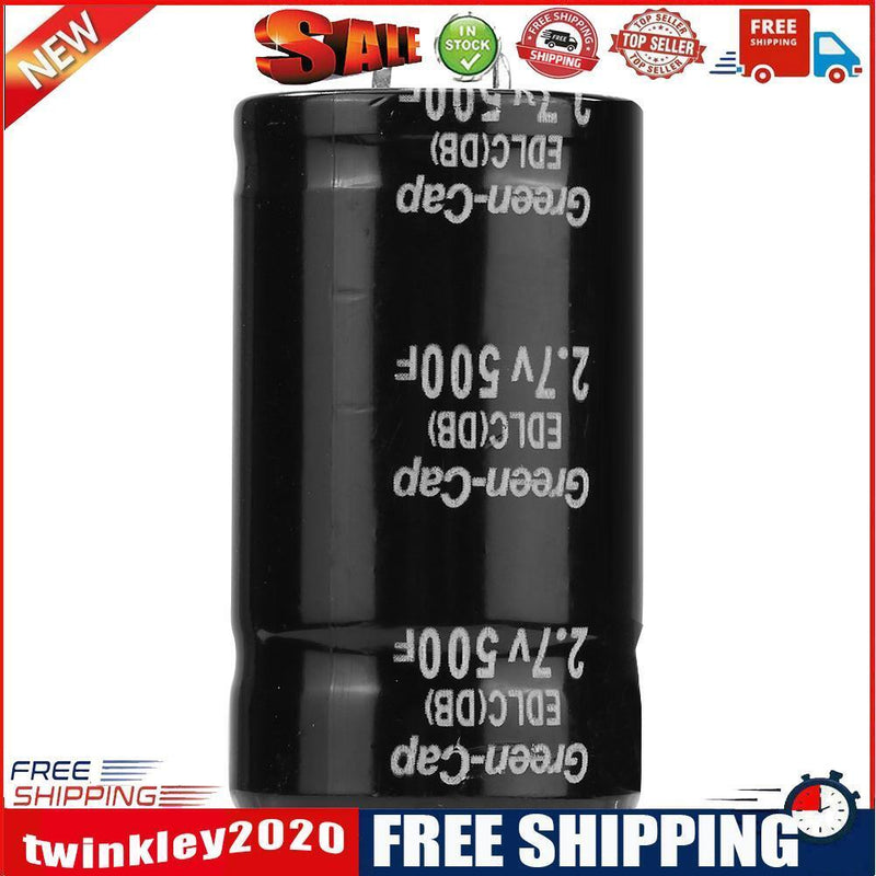 5pcs 2.7V 500F Electrolytic Capacitor Farad Capacitor Electronic Components