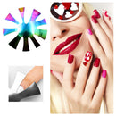 Nail Cutter Mold Stencil V-Curve Line Manicure Nail Edge Nail Art Styling Tools