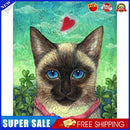 Animal Oil Paint By Numbers DIY Picture Hand Painted Wall Art 40x50cm (Cat)