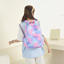#A 3pcs/set Backpack 3 in 1 Fashion Kids Bookbag Zipper Pocket Lunch Bag for S