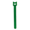 10pcs Durable Self Adhesive Cable Fastener Tape Wire Loops Strap (Green)