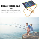 Portable Folding Small Stool Aluminum Alloy Train Mini Extended Seat (B) Newly