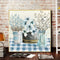 Table Flowers Oil Paint By Numbers Kit DIY Acrylic Painting on Canvas Framele