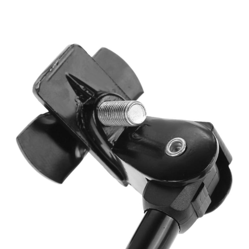 Heavy Duty Bike Cycling Kick Stand Adjustable Rubber Foot Frame(Blcak)