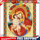 5D DIY Round Drill Diamond Painting Religious Cross Stitch Kit (B) L836