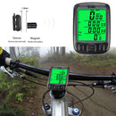 SunDing Bicycle Wired Computer Road Bike Backlight Clock Odometer Speedometer