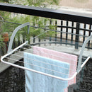 Clothes Drying Folding Towel Rack Indoor Outdoor Balcony Hanging Holders Newly