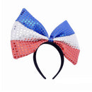 Fashion Fancy Dress Sequins Crown Headband UK Union Flag Queen's Jubilee