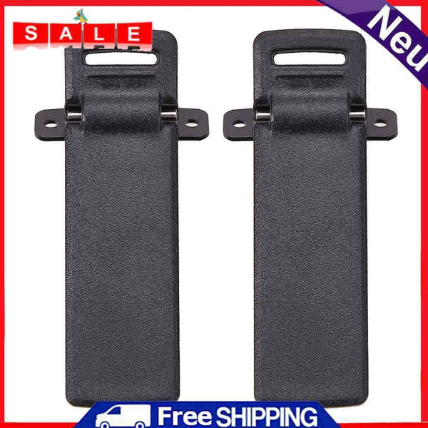 2PCS Walkie Talkie Spare Part Back Belt Clip For Baofeng UV-5R 2-way Radio UV5R