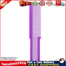 Hairdressing Carbon Anti-static Comb Wide Tooth Hair Clipper Comb (Purple) Newly