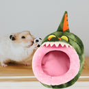 Winter Plush Cat Bed House Small Pet Warm Sleep Nest Kennel (Alligator L) Newly