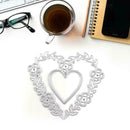 Love Lace Cutting Dies Stencil DIY ScrapbookingAlbum Embossing Template K5T9