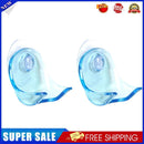 Suction Cup Razor Clear Hanging Rack Bathroom Storage Shelf (Blue) (2 Pack)